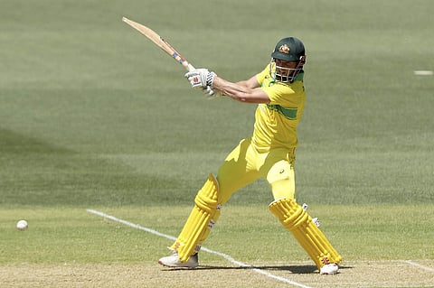Australia's Shaun Marsh plays a shot against India during their one day international cricket match in Adelaide. (Photo | AP)
