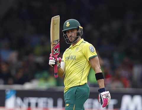 South Africa captain Faf du Plessis (Photo | AP)