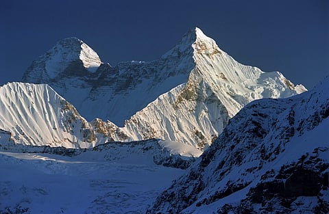 Image of the Nanda Devi and Nanda Devi East twin peak used for representational purpose. | (File | PTI)