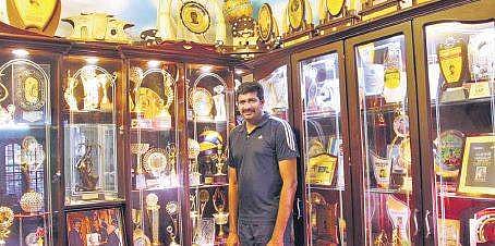 Volleyball player Tom Joseph at his museum