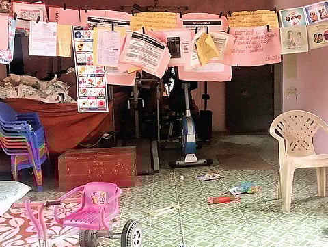 Corporation gym-turned-Balwadi at Ayanavaram Road R Satish Babu