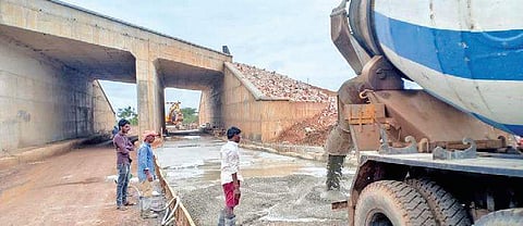 Construction work between Kulem and Madgaon stations is under way | Express