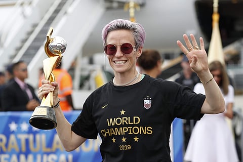 US footballer Megan Rapinoe (Photo | AP)