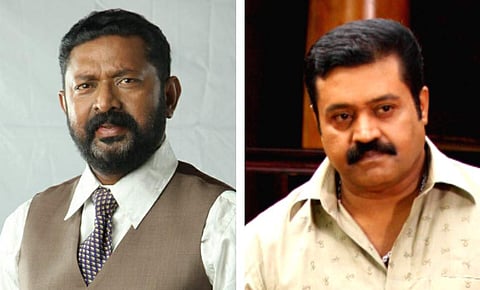 Lal (L) and Suresh Gopi