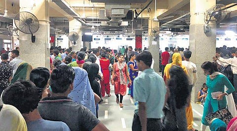 Patients wait at the OPD of Safdarjung Hospital on Wednesday. The hospital RDA said doctors won’t see patients on Thursday | Arun Kumar