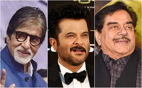 From left to right - Amitabh Bachchan, Anil Kapoor and Shatrughan Sinha (Photos | PTI)