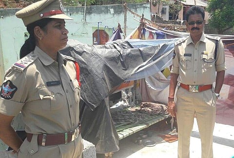 Image of Krishna district police personnel used for representational purpose (File Photo | EPS)