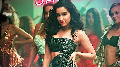 Actress Shraddha Kapoor in 'Saaho' song Psycho Saiyaan.