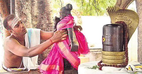 The Karunanidhi government’s 2006 order allowing non-Brahmins to become priests was challenged by caste lobbies in court. | ( Photo | K Sundar )