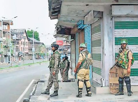 Curfew in Kashmir