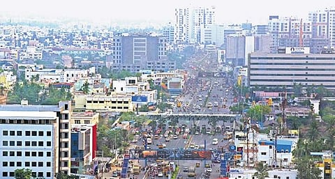 A file photo of Old Mahabalipuram Road at Perungudi | Express