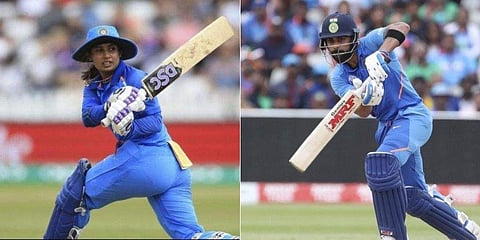 Mithali Raj(L) and Virat Kohli. (File Photo)