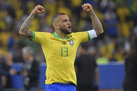 Brazil's Dani Alves. (Photo | AFP)