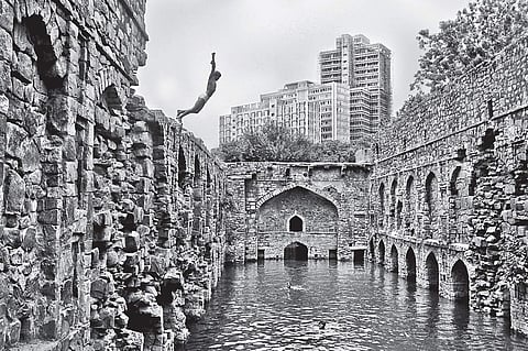 Agarsen Ki Baoli, Delhi 1971 by Raghu Rai