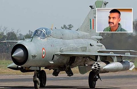 Ahmed Khan, was seen behind IAF officer Abhinandan when he was captured after his MiG 21 was shot down by Pakistani forces. (File Photo)