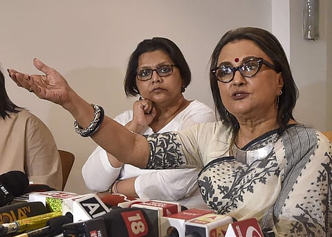 Filmmaker Aparna Sen addresses the media. (File Photo | PTI)