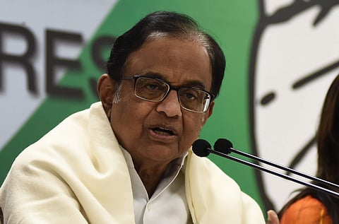 Former Union minister and senior Congress leader P Chidambaram. (File | Parveen Negi, EPS)