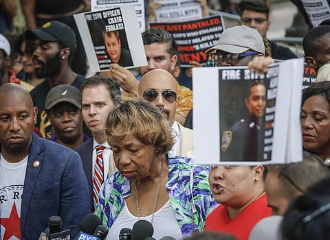 Mother of victim Eric Garner who was killed by NYPD Cop in 2014. ( Photo | AP )