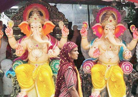 Ganesh Pandals in Hyderabad (File Photo |EPS)