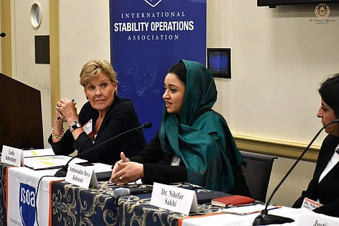 Afghan Ambassador to the US Roya Rahmani (Photo | Twitter)