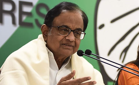 Former Union minister and senior Congress leader P Chidambaram (Photo | EPS)