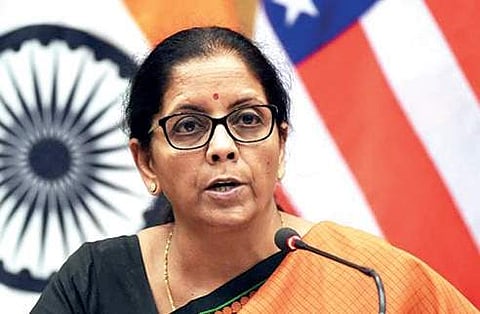 Finance Minister Nirmala Sitharaman