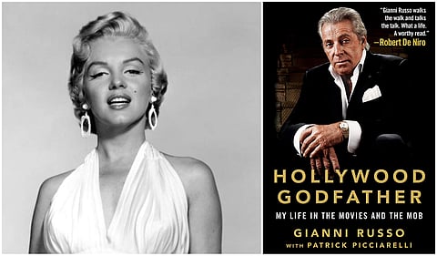 L-R: Hollywood actress Marilyn Monroe; 'The Godfather' actor Giani Russo's autobiography. (Photos | File)