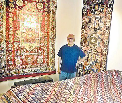 Most carpets are unique pieces made by weavers belonging to tribes Shriram BN