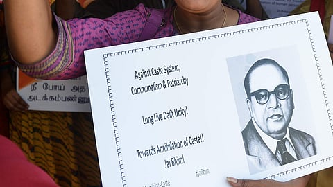 Representative Image: A protest by Dalits.