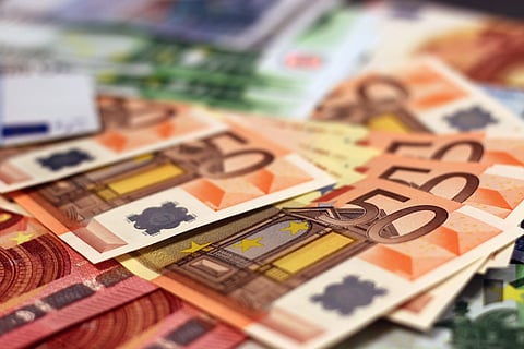 Photo of Euros used for representational purposes.