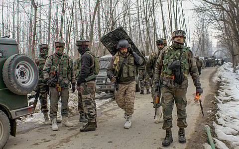 The Indian Army claimed on Saturday that it has foiled an attempt by Pakistan to disturb peace in Jammu and Kashmir (File Photo | PTI)