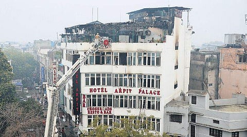 The fire at hotel Arpit Palace claimed the lives of 17 guests | Express file
