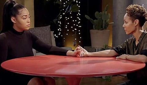 Actor-host Jada Pinkett Smith opened up about interviewing Jordyn Woods, post her hook up scandal with Khloe Kardashian's then-boyfriend Tristan Thompson. (Photo | Twitter)