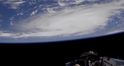Hurricane Dorian from the International Space Station as it churned over the Atlantic Ocean north of Puerto Rico. | ( Photo | AP )