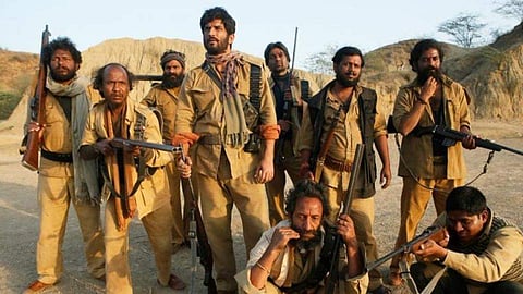 Sushant Singh Rajput and others in Sonchiriya.