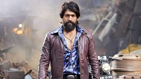 Kannada actor Yash in 'KGF'.