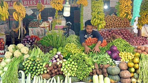 The falling prices of fruits, vegetables and meat significantly helped bring down inflation