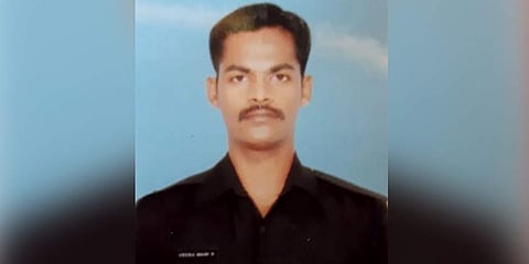 Army jawan Veeramani. (Photo | Express)