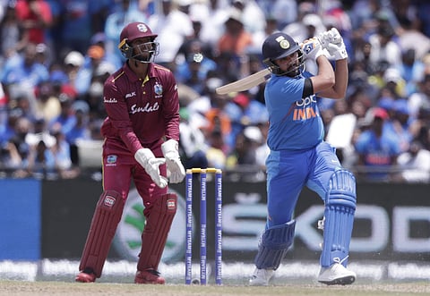 India's Rohit Sharma. (Photo | AP)