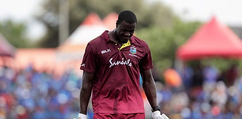 West Indies skipper Carlos Brathwaite (Photo | AP)