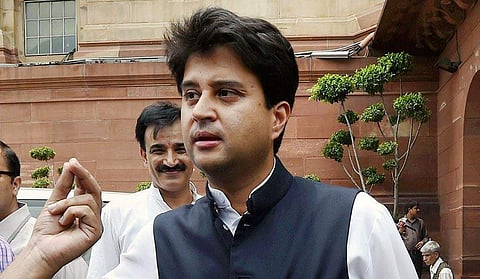 Former union minister Jyotiraditya Scindia. (PTI File Photo)