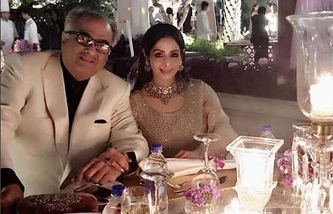 Sridevi and husband Boney Kapoor (Photo | Instagram)