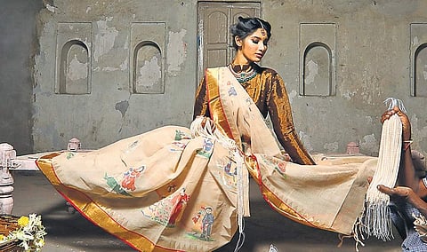 Clothes from the collection by designer Sailesh Singhania.