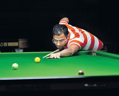 Sourav Kothari at the national camp in Bengaluru on Tuesday | Shriram BN