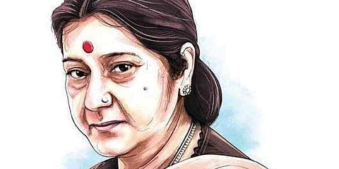 Sushma Swaraj’s sudden death stunned not just BJP leaders but many across the political spectrum. (Express Illustration)