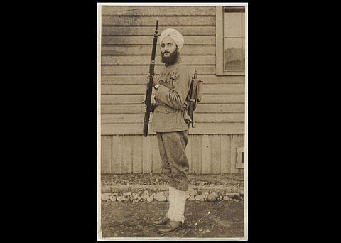 Bhagat Singh Thind in US army uniform from 1918. (Photo | http://www.saadigitalarchive.org/item/20110802-274)