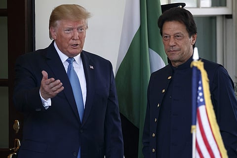 US President Donald Trump and Pakistan's Prime Minister Imran Khan (Photo | AP)