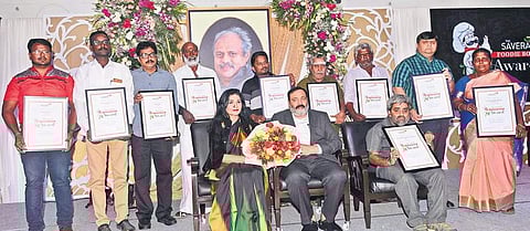 The winners were felicitated with a cash prize of `10,000 and an award Debadatta Mallick