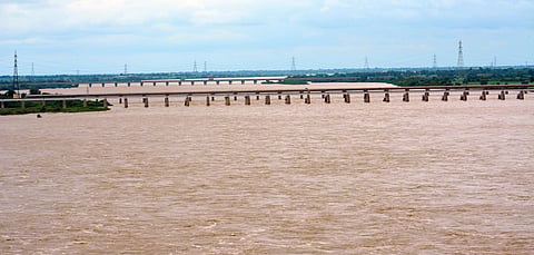 Almatti dam in Vijayanagara district. (Photo | D Hemanth, EPS)