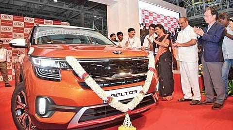 Seltos, the first car produced by Kia Motors (Photo |EPS)
